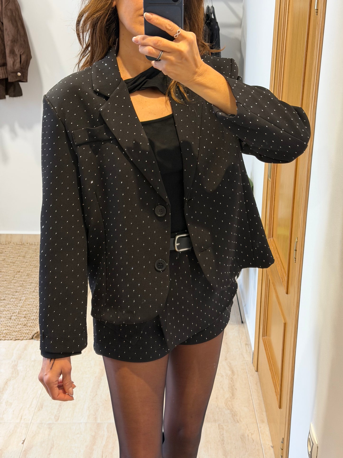 FALDA PANTALÓN STRASS