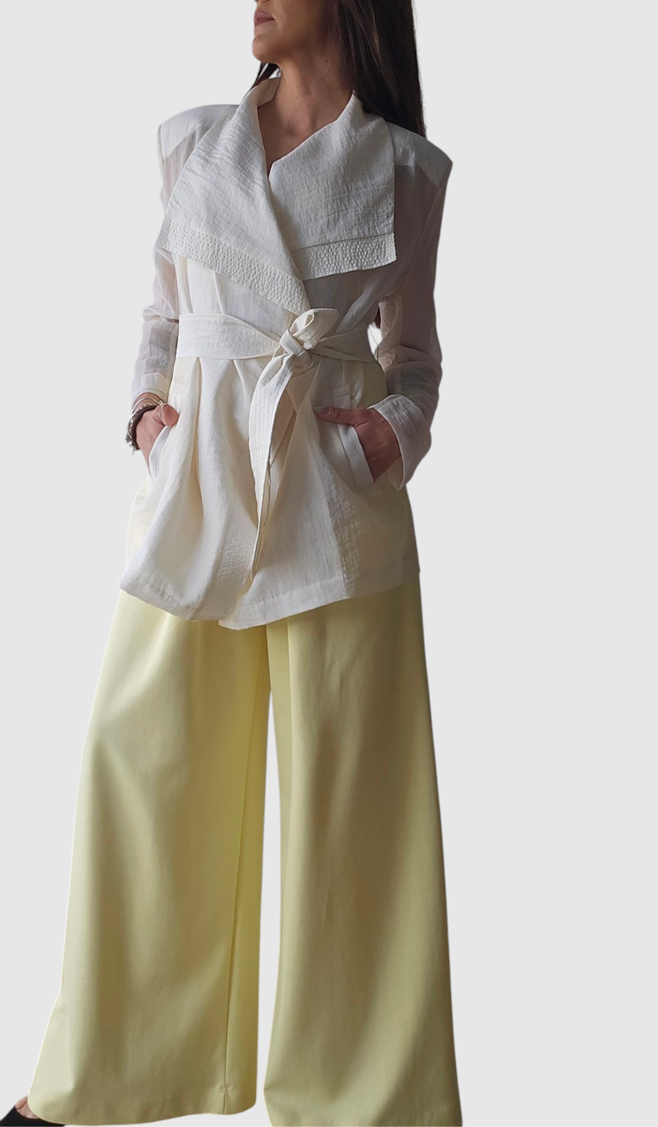 CHAQUETA CINTURÓN LUM