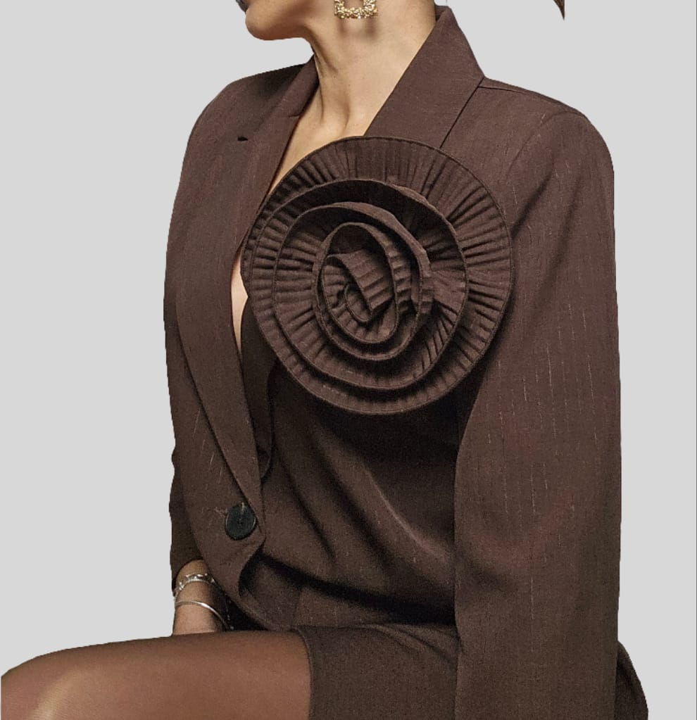 BLAZER Chocolat LUM