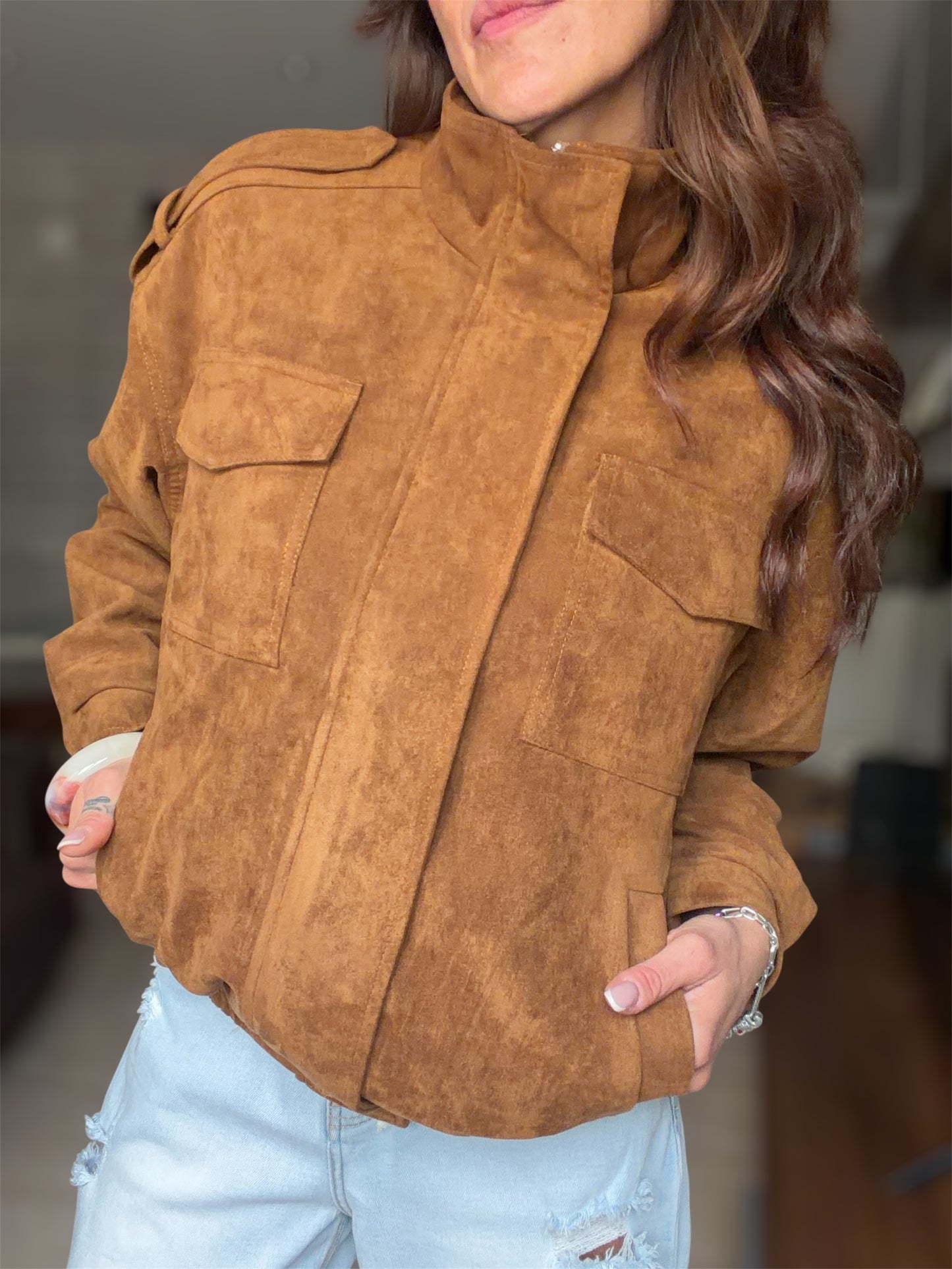 CAZADORA CAMEL