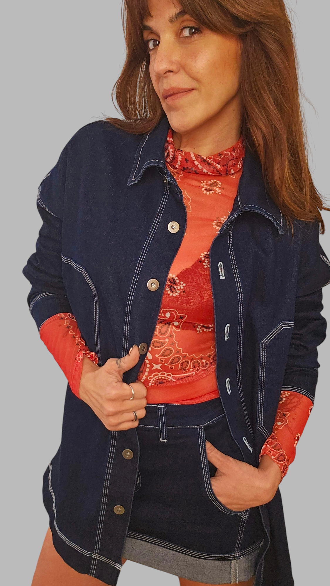 CHAQUETA DENIM