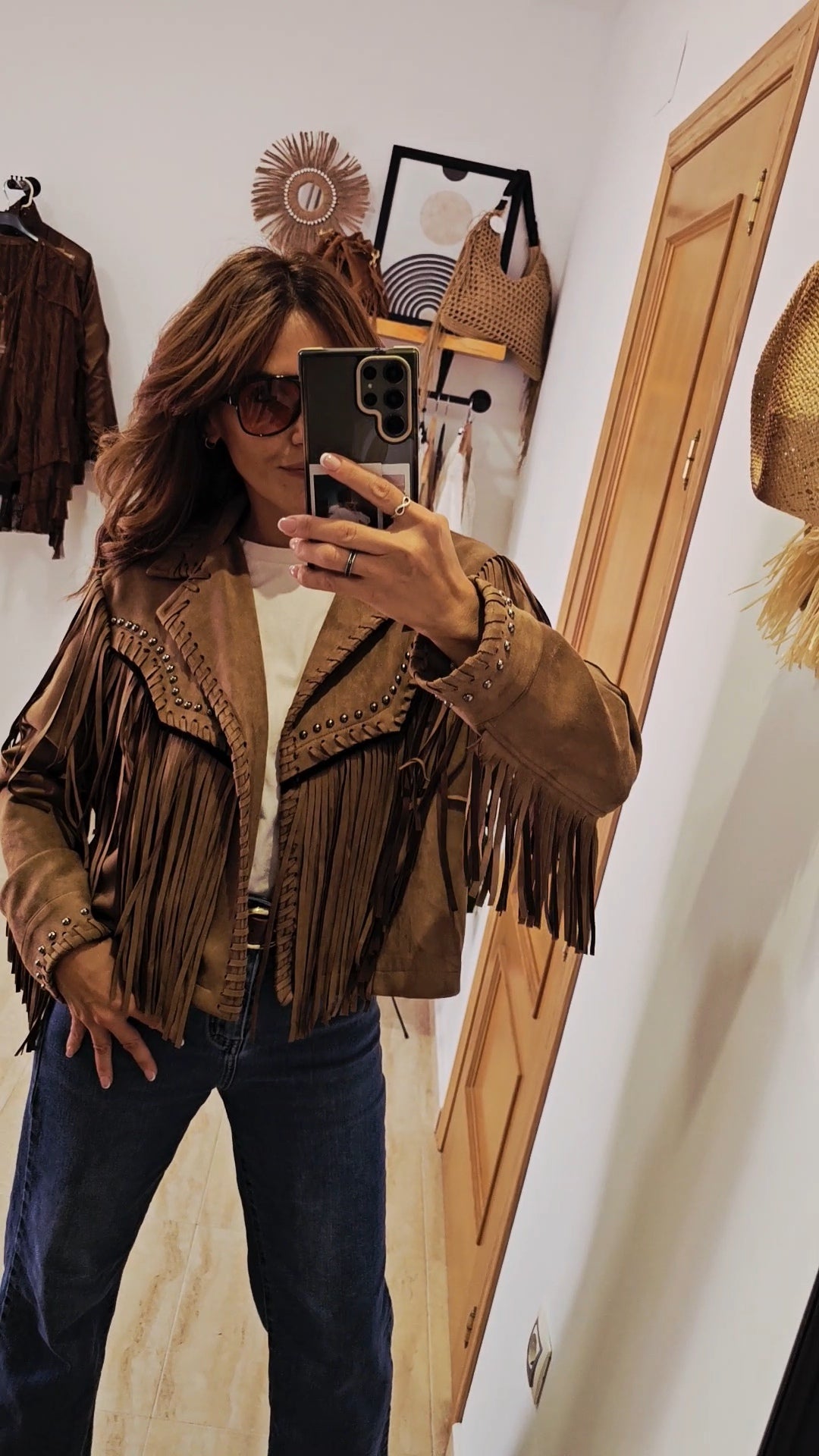 CHAQUETA NAPA FLECOS SHANA