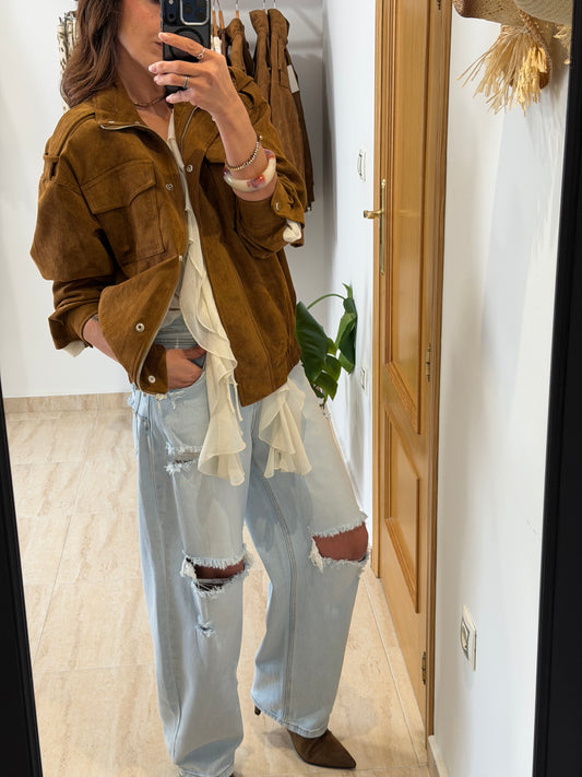 CAZADORA CAMEL